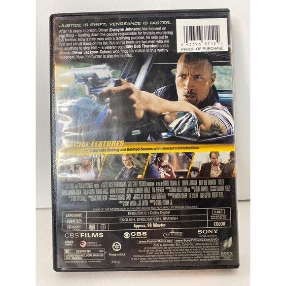 Faster (DVD, 2010) - Picture 5 of 5